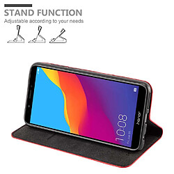 Cadorabo Coque Honor 7C / Huawei Y7 2018 Etui en Rouge pas cher