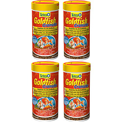 Aliment complet Tetra goldfish granulés (Lot de 4).