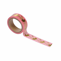 Paris Prix Ruban Masking Tape Licorne Rose & Or