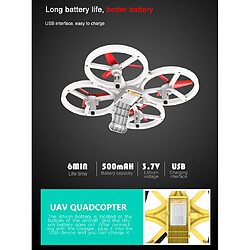 Acheter Universal ZF04 RC Mini Quadcopter Induction Drone Smartwatch Remote Sensing Gesture Aircraft UFO Hand Control Drone | RC Helicopter(blanche)