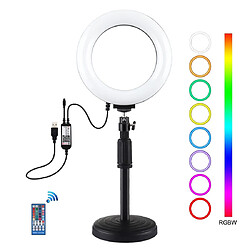 Yonis Ring Light LED RGBW Pour Photo Et Vidéo