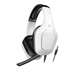 Acheter Muvit Casque Gaming pour PlayStation Filaire Jack 3.5 avec Micro Omnidirectionnel Blanc / Noir