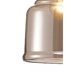 Luminaire Center Suspension Ariel Chrome poli 1 ampoule 26cm pas cher