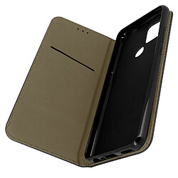 Avizar Étui Oppo A15 Housse Folio Porte-carte Fonction Support noir