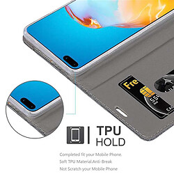 Cadorabo Coque Huawei P40 Etui en Gris pas cher