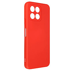 Avizar Coque pour Honor 70 Lite, Honor X6 et Honor X8 5G Semi-rigide Soft-touch Rouge