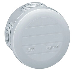 Boîte de dérivation PLEXO ronde gris D 60 mm - LEGRAND - 092001