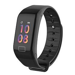 Wewoo Bracelet connecté Smartwatch Fitness Tracker 0.96 pouces couleur écran à puce, IP67 étanche, soutien de mode sportive / moniteur de fréquence cardiaque / pression artérielle / de sommeil / rappel d'appel noir