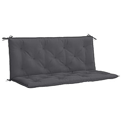 vidaXL Coussin de banc de jardin anthracite tissu oxford