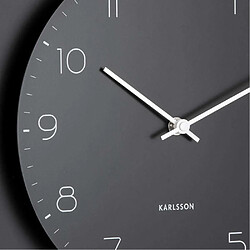 Acheter Karlsson Horloge mural en métal Dual Disc noir.