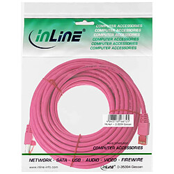 Câble patch, S-STP/PIMF, Cat.6, rose, 7,5m, InLine®