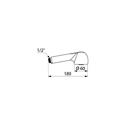 Avis Delabie Douchette à main chromée 816 2 jets anticalcaire avec inverseur automatique - filetage M 15x21