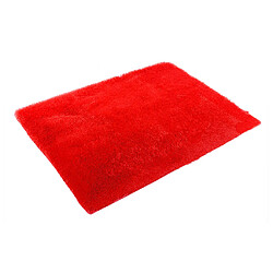 moelleux tapis antidérapant shaggy zone tapis chambre tapis tapis de sol herbe vert rouge