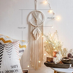 Avis Totalcadeau Attrape-rêve macramé feuille guirlande LED Capteur Dream catcher