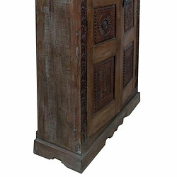 Acheter Armoire Alexandra House Living Marron Bois Recyclé 41 x 212 x 124 cm