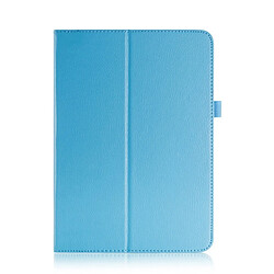 Wewoo Housse Étui Coque en cuir à rabat horizontal Texture Litchi pour iPad Pro 11 pouces 2018avec support et fonction Veille / Réveil Bleu ciel