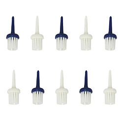 Paquet De 10pcs Tees De Golf Brosse Formation De Conducteur 52mm Aides De Golfeur Outils Fournitures