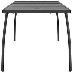 Acheter Maison Chic Table de jardin | Table d'extérieur anthracite 165x80x72 cm Treillis d'acier -GKD58378