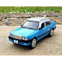 Universal 1: 32 Toyota Crown Die Casting Alliage Métal Hong Kong Taxi Taxi Collection Car Model Draw Echo Light Toy Car | Die Casting Toy Car(Bleu)