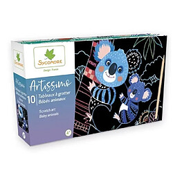 Au Sycomore Artissimo - Scratch Art Bébés Animaux