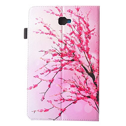 Avis Wewoo Housse Étui pour Samsung Galaxy Tab A 10.1 2016 / T580 Peach Blossom Motif en cuir flip horizontal avec support et Slots de cartes Pen Slot