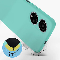 Avis Avizar Coque Honor X7 Silicone Semi-rigide Soft-touch Fine Turquoise