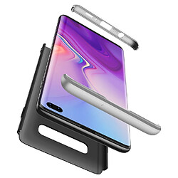 Avis Wewoo Coque Rigide Étui pour PC à couverture intégrale à trois étages Galaxy S10 + argent noir