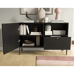 Avis Bestmobilier Felicia - buffet bas - noir - 120 cm