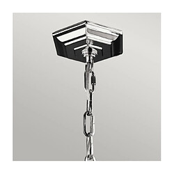 Elstead Lighting Suspension Corinne Acier Nickel poli