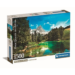 Clementoni - 1500p Blue Lake - 59,2 x 84,3 cm - Avec poster