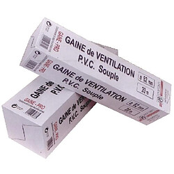 Unelvent gaine pvc - souple - diamètre 80 mm - 20 mètres