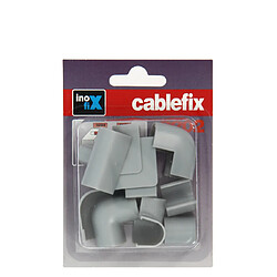 Inofix - Accessoires assortis pour Cablefix 2202 gris metallisé