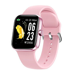 Chrono Montre Connectée pour Femme Homme Sport Avec IP68 Etanche Moniteur de Fréquence et de Cardiaque 1,54''Écran pour Android iOS-Rose