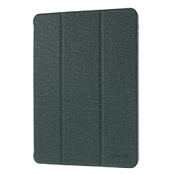 Etui en PU veille automatique avec support vert pour votre Apple iPad 10.2 (2019)