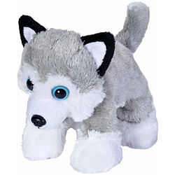 Wild Republic - 18085 - Peluche - Hug'ems - Chien Husky - 18 cm