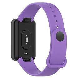 Bracelet en silicone étanche avec boucle, violet pour votre Xiaomi Redmi Smart Band Pro