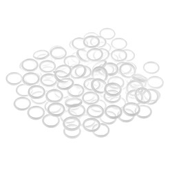 100 pcs en nylon soutien-gorge sangle régleur slider o ring lingerie couture artisanat blanc pas cher