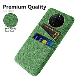 Coque en TPU anti-chute avec deux porte-cartes pour votre Huawei Mate 50 4G - vert