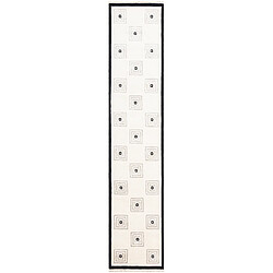 Vidal Tapis de couloir en laine 401x79 beige Darya