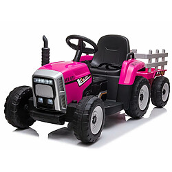 Tracteur ATAA Ceres avec remorque Couleur Rose