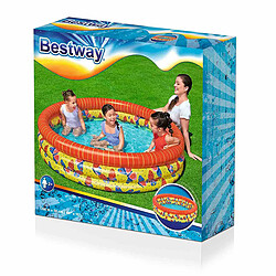 Bestway Piscine Gonflable Enfant 3 Anneaux Papillons 168x38cm +2 Ans Jardin 51202