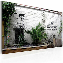 Paris Prix Tableau Imprimé Graffiti Zone - Banksy 40x60cm