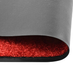 Decoshop26 Paillasson lavable Rouge 90x150 cm DEC023187