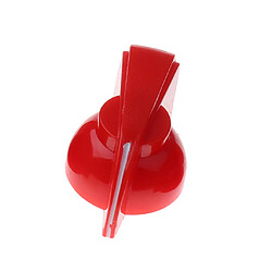 Acheter potentiomètre en plastique pédale bouton 6mm dia fileté vis bouchon en rouge