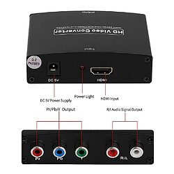 Universal Composants HDMI à RVB () Vidéo + Adaptateur audio R/L Convertisseur vidéo HD TV pas cher