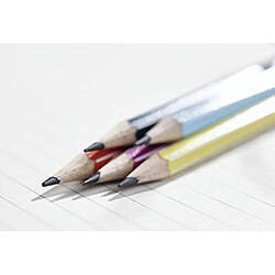 Newtons Stabilo 160Crayons Graphite 2B avec embout gommeCouleurs Assorties Lot de 4 pas cher