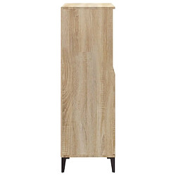 Acheter vidaXL Buffet haut Chêne sonoma 60x36x110 cm Bois d'ingénierie