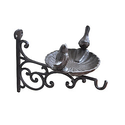 Universal Garden mur suspendu Aid Food Basin forgeant Iron Crochet Décoration du jardin pas cher