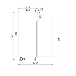 Acheter Armoire Réfrigérée Negative inox - 600 litres - Combisteel