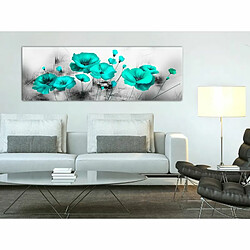 Paris Prix Tableau Imprimé Turquoise Meadow Narrow 40 x 120 cm